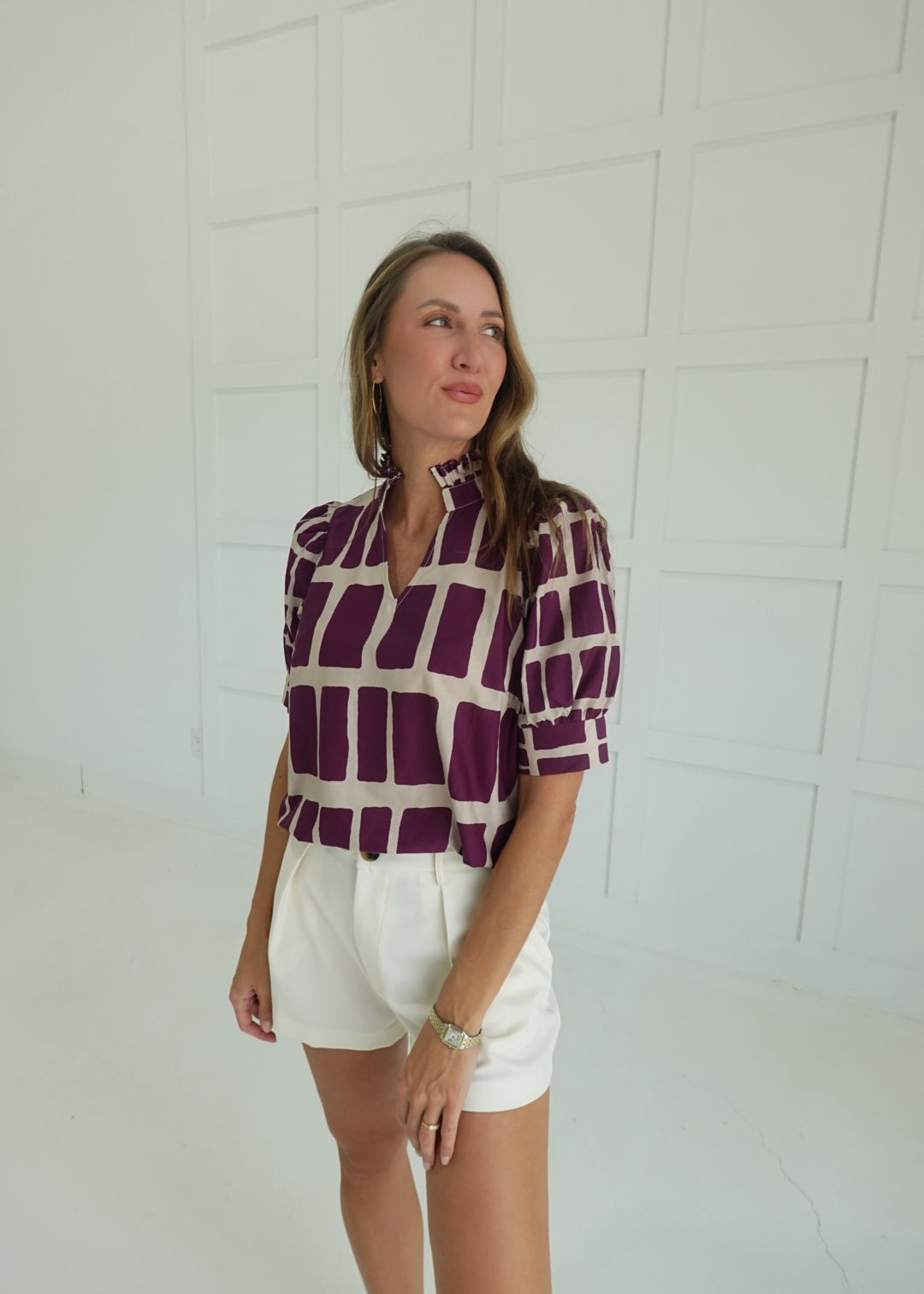 Your Muse Blouse - Wine