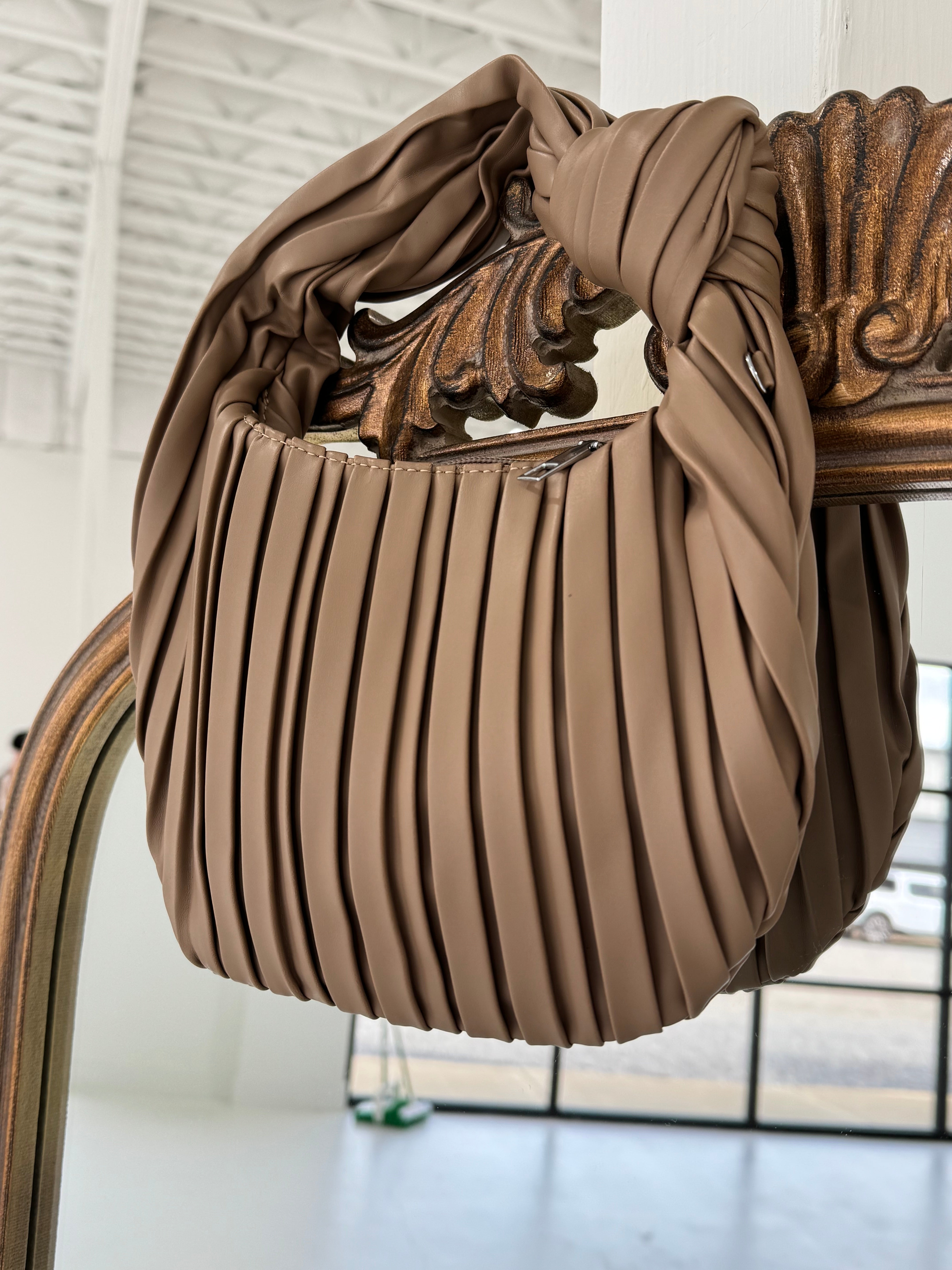 Pleated Shoulder Bag