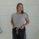 Me + My Crew Neck Top - Grey