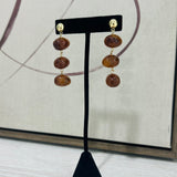 Triple Acrylic Drop Earrings