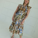 Karlie Midi Dress - Brown