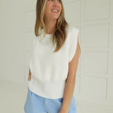 Winter To Spring Top - Ivory