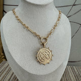 Clover Coin Pendant Necklace