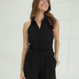Easy Breezy Romper - Black