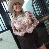 Floral Layering Top