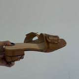 Cliffside Buckle Sandal - Tan