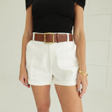 Delecort Shorts - White
