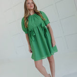 My Downfall Mini Dress - Green