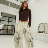 Rita Snow Leopard Jeans