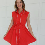 Sabrina Scallop Dress