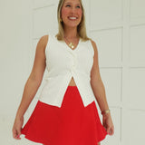 Game Day Minimalist Skort - Red