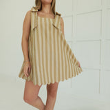 Tully Mini Dress - Taupe