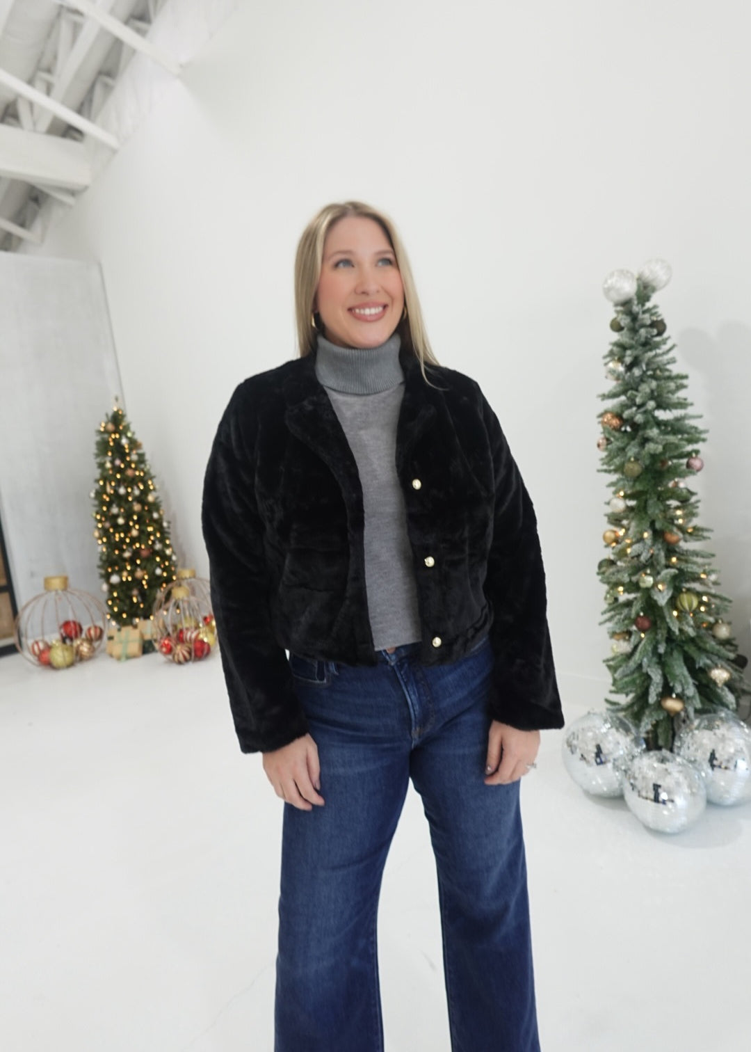 Bismont Fur Coat - Black