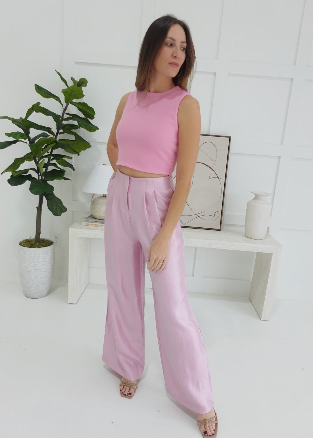 Sheer Blindness Trouser - Pink