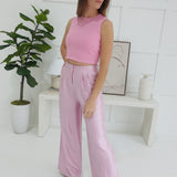 Sheer Blindness Trouser - Pink