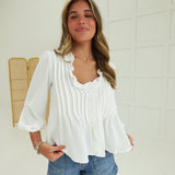 DeMarco Blouse - White