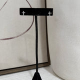 Mini Cross Studs - Silver