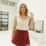 Tiff Polka Top - Ivory