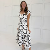 Leena Midi Dress - Ivory