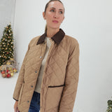 Blue Collar Quilted Jacket - Khaki