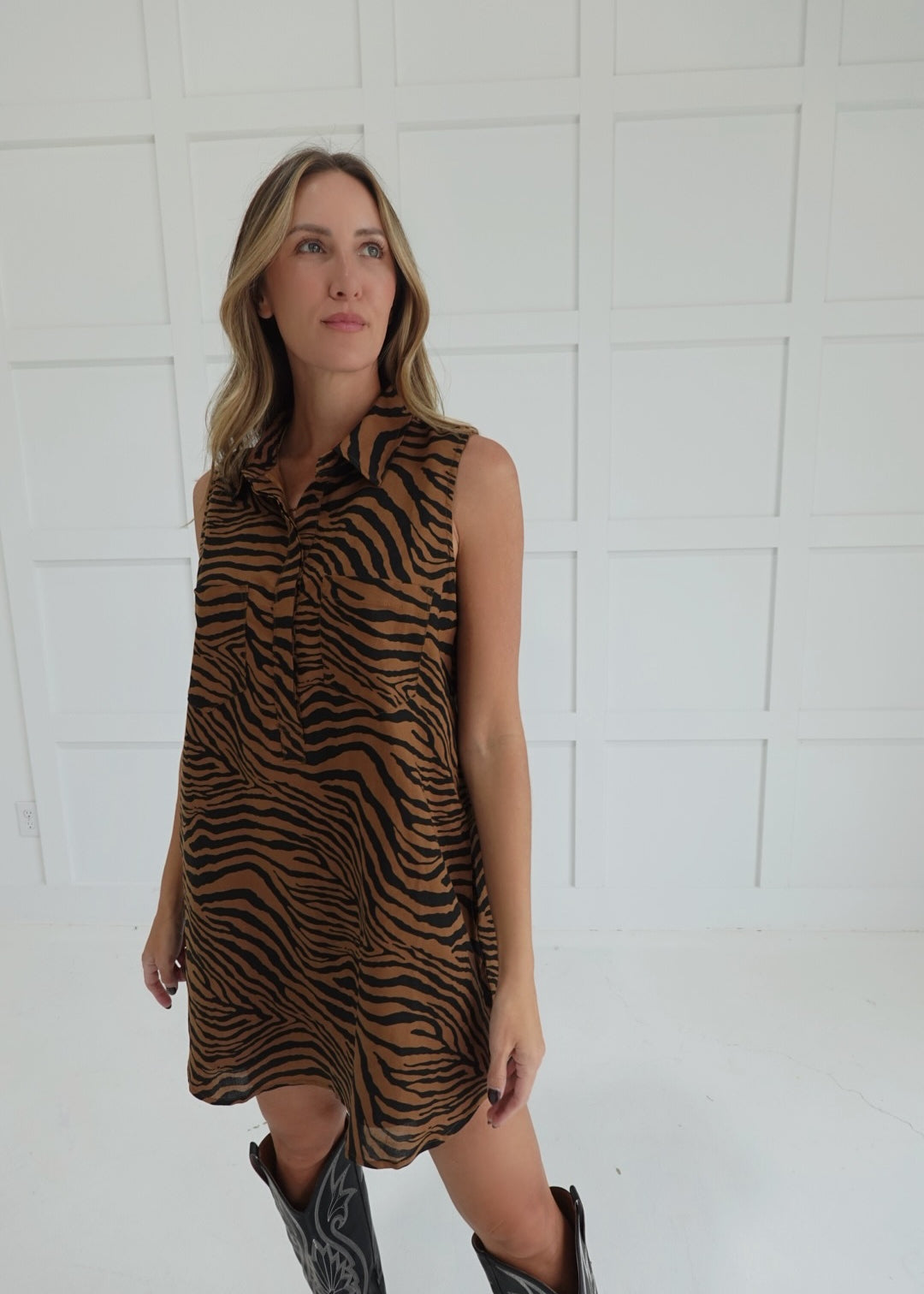 Greater Tiger Stripe Dress