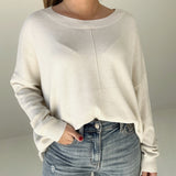 Cooling Down Lightweight Sweater - Cream