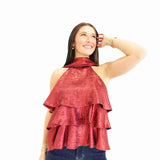 Mistletoe & Merlot Top