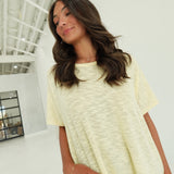Jana Slub Top - Butter