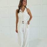 Lorenz Jumpsuit - Oatmeal