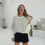 Cutting Corners Knit Top - Ivory