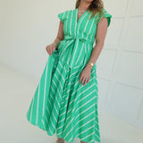 Petra Midi Dress - Kelly Green