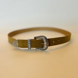 Western Buckle Belt - Tan