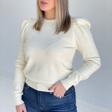 Back For Basics Sweater - Ivory