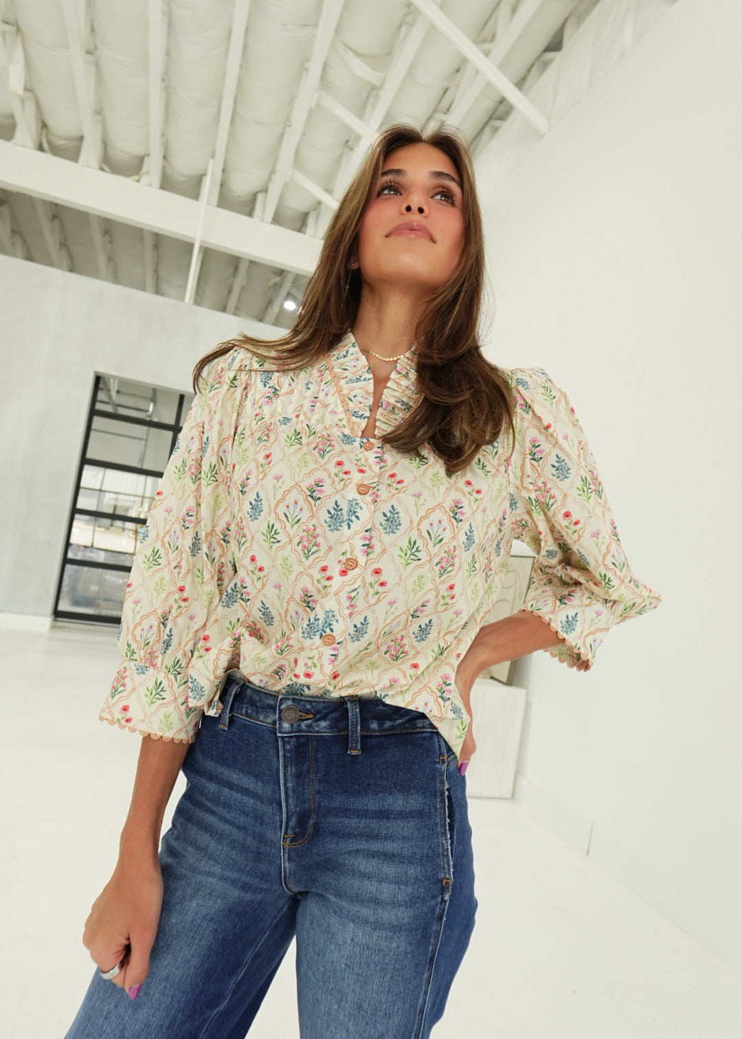 Orson Floral Top