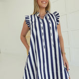 Girl World Mini Dress - Navy