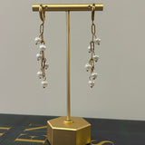 Dangling Pearl Huggies