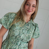 Charleston Girl Midi Dress - Sage