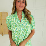 MidWay Midi Dress - Green Mix