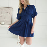 Lainey Mini Dress - Navy