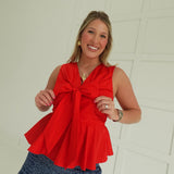 Meena Top - Red