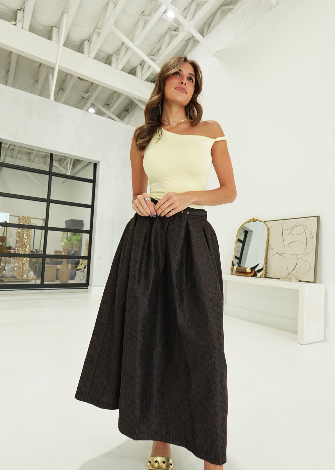 Full Swing Maxi Skirt
