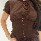 Lottie Smocked Top