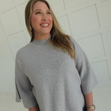 Belles Dowry Sweater - Heather Grey