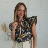 Margot Flutter Sleeve Top