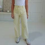 Ari Cropped Pants - Honey