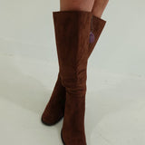 Briar Knee-High Boot - Chestnut Suede