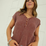 Makers Knit Top - Terracotta