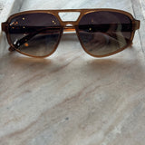Brooklyn - Crystal Brown Grain/Brown Gold Lens - WMP