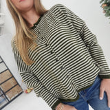 Buzzin' Sweater Cardi - Olive