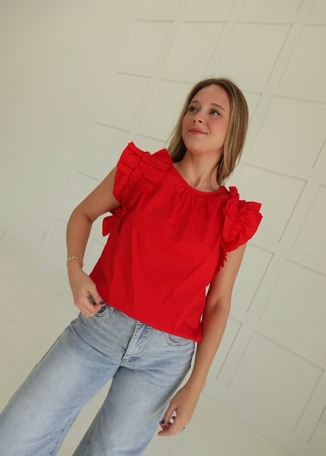 Poppy Top - Red